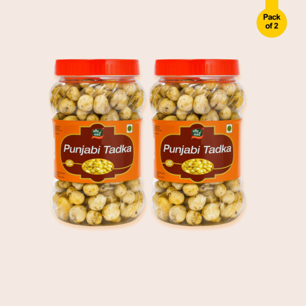 Punjabi Tadka Rosted Makhana 100g Pack of 2